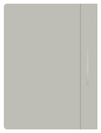 Папка-скоросшиватель Buro -PSE20BU/GREY A4 прозрач.верх.лист пластик серый 0.11/0.13