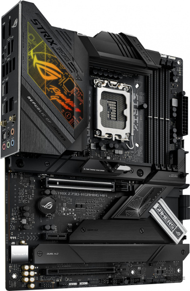 Материнская плата Asus ROG STRIX Z790-H GAMING WIFI Soc-1700 Intel Z790 4xDDR5 ATX AC`97 8ch(7.1) 2.