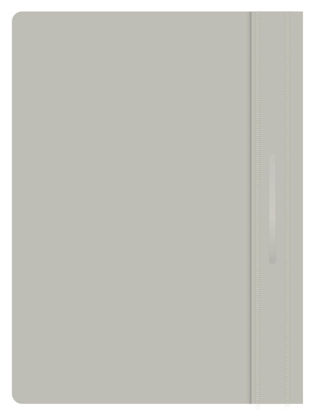 Папка-скоросшиватель Buro -PSE20BU/GREY A4 прозрач.верх.лист пластик серый 0.11/0.13