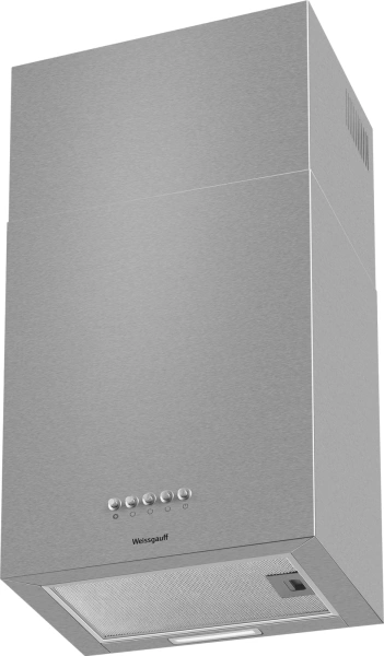 Вытяжка каминная Weissgauff Box 40 PB нержавеющая сталь управление: кнопочное (1 мотор)