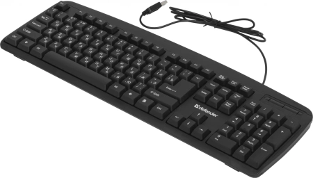 Клавиатура Defender Office HB-910 черный USB