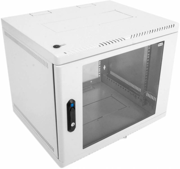 Шкаф коммутационный ЦМО (ШРН-15.480) настенный 15U 600x477мм пер.дв.стекл 100кг серый 425мм 20.5кг 180град. 766мм
