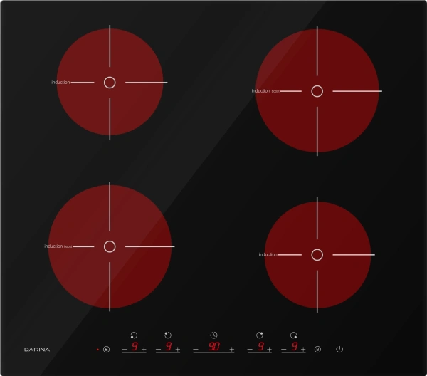 Индукционная варочная поверхность Darina 6P EI 303 B черный