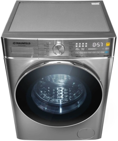 Стиральная машина Maunfeld MFWD14106S04 класс: B загр.фронтальная макс.:10кг (с сушкой) нержавеющая сталь инвертер