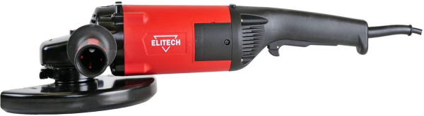 Углошлифовальная машина Elitech МШУ 2623Э 2600Вт 6600об/мин рез.шпин.:M14 d=230мм (E2213.015.00)