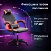 Кресло игровое Оклик Spirit черный/красный сиденье черный/красный искусст.кожа/сетка с подголов. кре