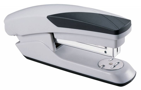 Степлер Kw-Trio 5575 Half-strip Bias 24/6 (20листов) светло-серый/черный 100скоб закрытый/открытый