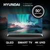 Телевизор QLED Hyundai 50" H-LED50QBU7500 Android TV Frameless черный 4K Ultra HD 60Hz DVB-T DVB-T2 DVB-C DVB-S DVB-S2 USB WiFi Smart TV