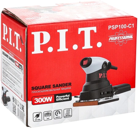 Вибро шлифовальная машина P.I.T. PSP100-C1 300Вт