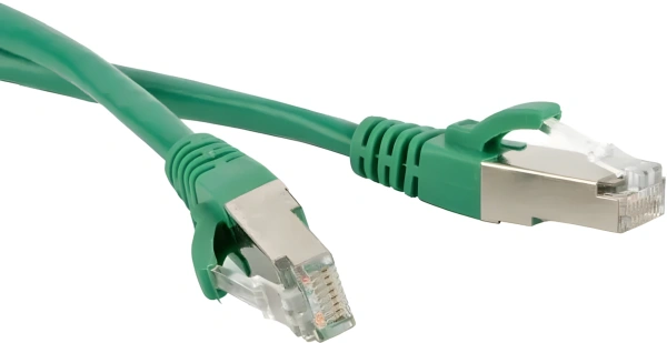 Патч-корд Lanmaster LAN-PC45/S5E-5.0-GN FTP RJ-45 вил.-вилка RJ-45 кат.5E 5м зеленый LSZH (уп.:1шт)