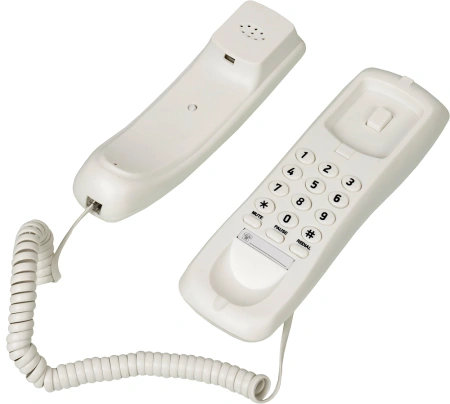 Телефон проводной BBK BKT-105 RU белый