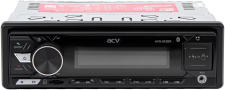 Автомагнитола ACV AVS-932BR 1DIN 4x50Вт ПДУ (39653)