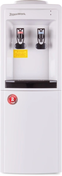 Кулер Aqua Work 0.8-LKR напольный внутр.труб. белый