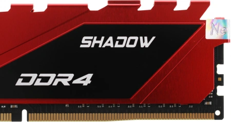 Память DDR4 8GB 3600MHz Netac NTSDD4P36SP-08R Shadow RTL Gaming PC4-28800 CL18 DIMM 288-pin 1.35В In