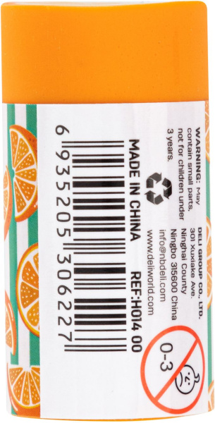 Ластик Deli EH01400 Blooming цилиндр 22x43мм ассорти