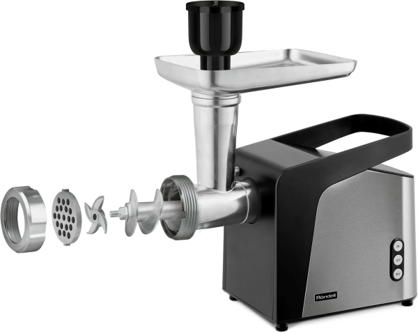 Мясорубка Rondell RDE-1455 2000Вт стальной