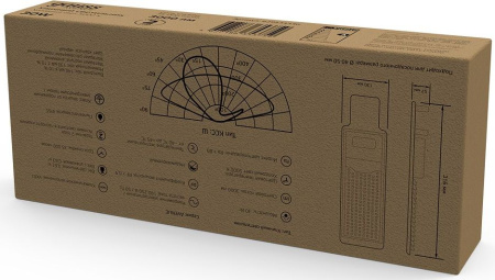 Светильник консольный Gauss 629534330 30Вт ламп.:30шт черный