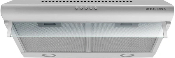 Вытяжка козырьковая Maunfeld MP-1 60 нержавеющая сталь управление: кнопочное (1 мотор)