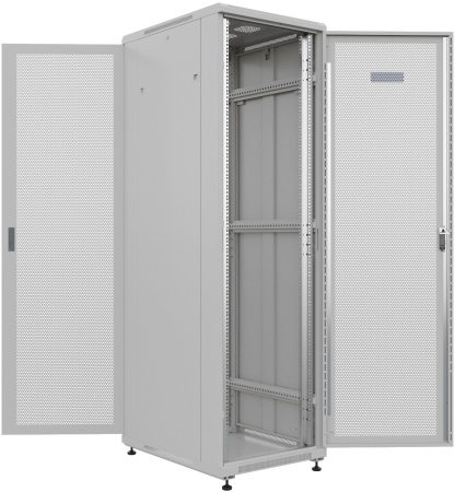 Шкаф серверный NTSS Премиум (NTSS-R42U6080PD/PD) напольный 42U 600x800мм пер.дв.перфор. задн.дв.перф