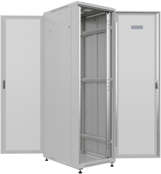 Шкаф серверный NTSS Премиум (NTSS-R42U6080PD/PD) напольный 42U 600x800мм пер.дв.перфор. задн.дв.перф