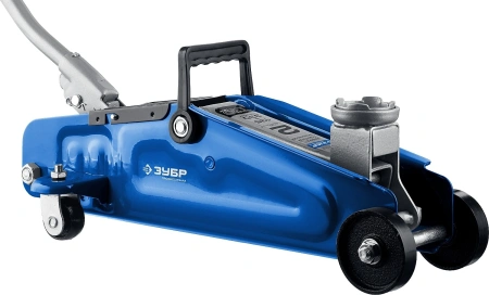 Домкрат Зубр Профессионал T30 подкатной гидравлический синий (43053-2)