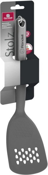 Лопатка для вторых блюд Rondell Stolz RD-1776 серый упак.:картонная подложка