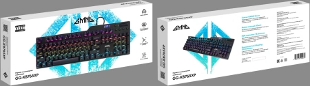 Клавиатура GMNG GG-KB765XP механическая черный USB Multimedia for gamer LED (1901096)