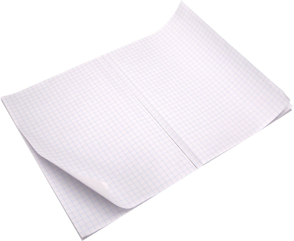 Пленка Deli EZ75112 Super Wings для книги с липк.сл. (набор 10шт) ПП гладкая прозр. 500х360мм