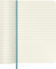 Блокнот Moleskine CLASSIC SOFT QP611B35 Pocket 90x140мм 192стр. линейка мягкая обложка голубой