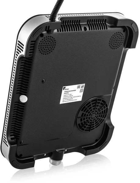 Плита Индукционная Kitfort КТ-148 черный/серебристый стеклокерамика (настольная)