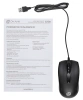 Мышь Оклик 325M черный оптическая (1200dpi) USB для ноутбука (3but)