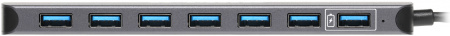 Разветвитель USB 3.0 D-Link DUB-1370/B2A 7порт. черный