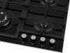 Газовая варочная поверхность Weissgauff HGG 641 BGV черный