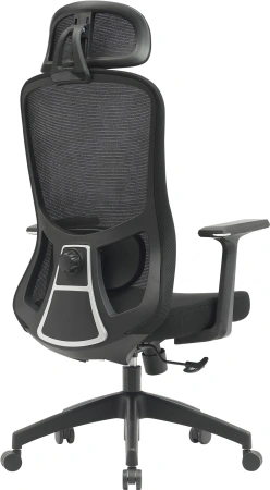 Кресло Cactus CS-MC515-BK черный сиденье черный сетка/ткань с подголов. крестов. пластик пластик черный