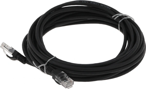 Патч-корд NTSS NTSS-PC-UTP-RJ45-5e-7.0-LSZH-BL NTSS-PC-UTP-RJ45-5E-7.0-LSZH UTP RJ-45 вил.-вилка RJ-45 кат.5E 7м черный LSZH (уп.:1шт) 26AWG
