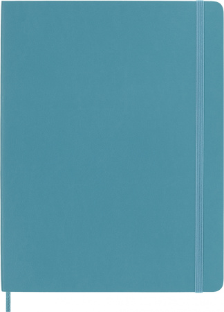 Блокнот Moleskine CLASSIC SOFT QP621B35 XLarge 190х250мм 192стр. линейка мягкая обложка голубой