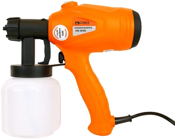 Краскопульт Союз КПС-96400 400Вт бак:800мл 600мл/мин
