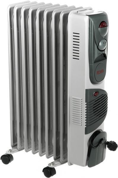 Радиатор масляный Ресанта ОМ-9АВ 2400Вт белый