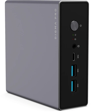 Неттоп Digma Pro Minimax U1 i5 1335U/16Gb/SSD512Gb UHDG/W11Pro/темно-серый/черный