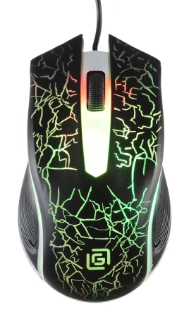 Мышь Оклик 395M SHADOW черный оптическая (1500dpi) USB для ноутбука (3but)
