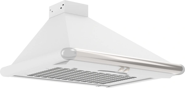 Вытяжка каминная Elikor Сатурн 60П-180-В1Л белый/серебристый управление: кнопочное (1 мотор)