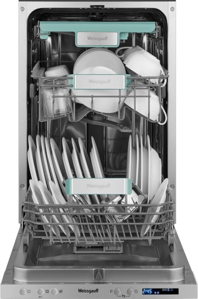 Посудомоечная машина встраив. Weissgauff BDW 4533 Wi-Fi Inverter Autoopen узкая инвертер