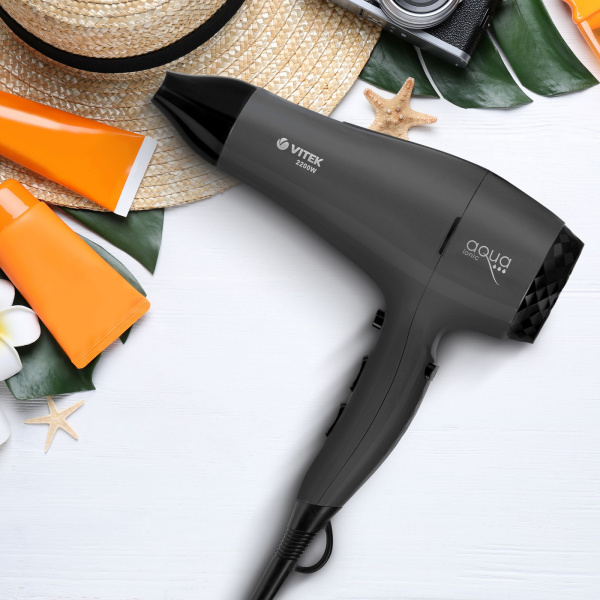 Фен Vitek VT-8229 MC 2200Вт графит/черный