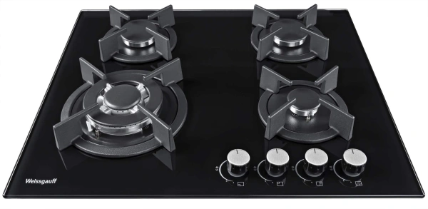 Газовая варочная поверхность Weissgauff HGG 640 BGV черный