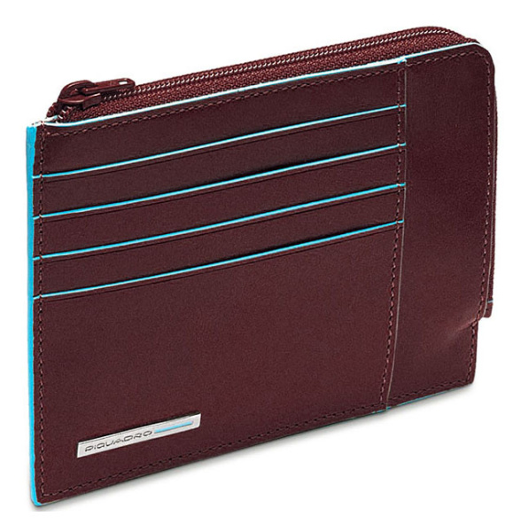 Чехол для кредитных карт Piquadro Blue Square PU1243B2R/MO коричневый натур.кожа