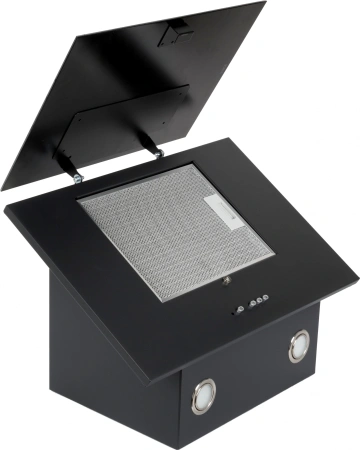 Вытяжка каминная Elikor Рубин 60П-650-К3Д черный управление: кнопочное (1 мотор)