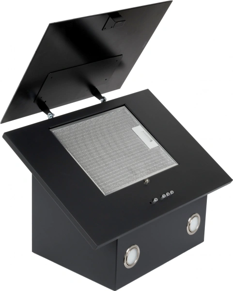 Вытяжка каминная Elikor Рубин 60П-650-К3Д черный управление: кнопочное (1 мотор)