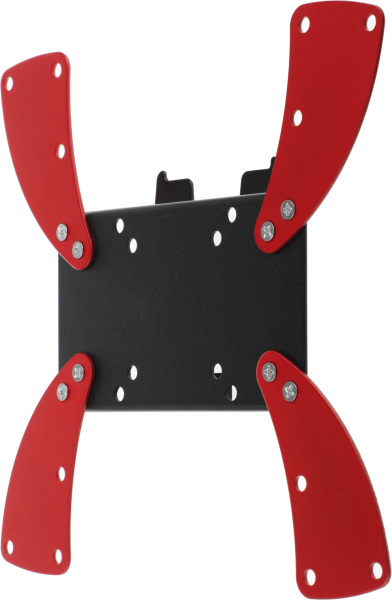 Кронштейн для телевизора Holder LCDS-5058 черный глянец 19"-47" макс.30кг настенный наклон