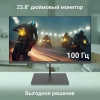 Монитор Digma 23.8" Progress 24A501F VA FHD чер 5ms HDMI VGA M/M 100Hz 250cd Ex