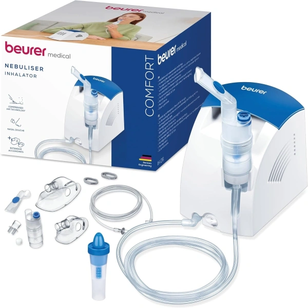 Ингалятор Beurer IH26 компрессорный стационарный белый